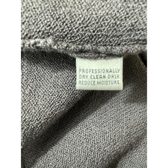 St John Santana Knit Sleeveless Cowl Neck Sweater Dress Size 6 Grayish Purple - Picture 9 of 12